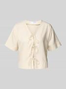 Selected Femme Loose Fit Blusenshirt aus Lyocell-Leinen-Mix Modell 'NA...