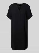 Tom Tailor Oversized Minikleid aus reiner Viskose in Black, Größe 38