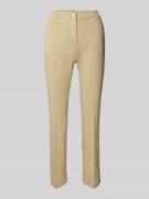 Cambio Skinny Fit Stoffhose mit Bügelfalten Modell 'STELLA' in Camel, ...