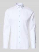 OLYMP No. Six Slim Fit Businesshemd mit Kentkragen in Weiss, Größe 36