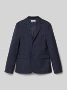 Mango Sakko mit Brustleistentasche Modell 'rai' in Marine, Größe 140