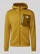 The North Face Trainingsjacke mit Logo-Print in Senf, Größe XS