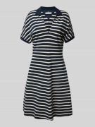 Tommy Hilfiger Tailliertes Polo-Minikleid aus Lyocell-Mix in Marine, G...