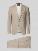 CINQUE Regular Fit Anzug aus Viskose-Mix Modell 'Dalotti' in Beige, Gr...