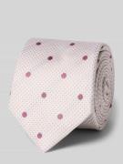 OLYMP Seidenkrawatte aus reiner Seide mit Logo-Patch (6,5 cm) in Borde...