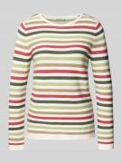 Tom Tailor Regular Fit Strickpullover aus reiner Baumwolle in Pink, Gr...