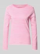 Tom Tailor Denim Regular Fit Langarmshirt aus reiner Bio-Baumwolle in ...