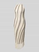 LeGer by Lena Gercke Strickkleid mit Lochmuster in Offwhite, Größe 34