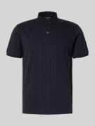 Emporio Armani Regular Fit Poloshirt mit Logo-Stitching in Marine, Grö...