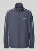 Calvin Klein Jeans Trainingsjacke mit Label-Print in Dunkelblau, Größe...