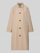 Jake*s Collection Taillierter Trenchcoat mit Woll-Anteil in Ecru, Größ...