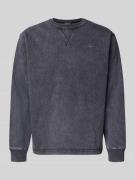 G-Star Raw Sweatshirt mit gerippten Abschlüssen in Anthrazit, Größe L