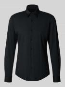 BOSS Slim Fit Business Hemd mit Kentkragen Modell 'ROAN' in Black, Grö...