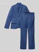 Standar Slim Fit Anzug mit Viskose-Anteil in Bleu, Größe 170