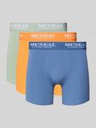 MCNEAL Slim Fit Boxer mit Logo-Detail im 3er-Pack in Orange, Größe L