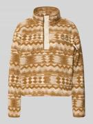 COLUMBIA Regular Fit Pullover mit Logo-Patch Modell 'Helvetia' in Beig...