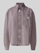 Carhartt Work In Progress Relaxed Fit Jeansbluse mit Brusttasche Model...