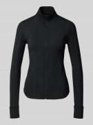 Fabletics Slim Fit Jacke mit Stehkragen Modell 'Storm' in Black, Größe...