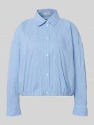 OPUS Regular Fit Hemdbluse mit Hemdblusenkragen in Hellblau, Größe 36