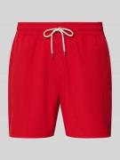 Polo Ralph Lauren Underwear Badehose mit Mesh-Einsatz in Rot, Größe L