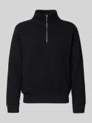 Superdry Regular Fit Sweatshirt mit Logo-Stitching in Black, Größe L