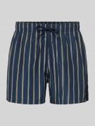 Emporio Armani Badehose mit Tunnelzug in Dunkelblau, Größe L