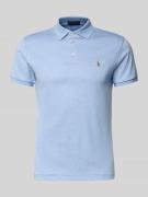 Polo Ralph Lauren Regular Fit Poloshirt aus reiner Baumwolle in Bleu, ...