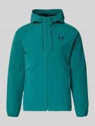 Under Armour Regular Fit Jacke mit Logo-Print Modell 'Vibe' in Petrol,...