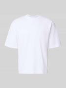 JAKE*S STUDIO MEN Relaxed Fit T-Shirt aus reiner Baumwolle in Weiss, G...