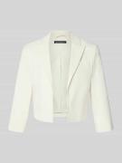 Betty Barclay Cropped Blazer mit Reverskragen in Offwhite, Größe 36