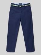 Polo Ralph Lauren Kids Straight Leg Chino aus Baumwoll-Mix in Marine, ...