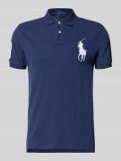 Polo Ralph Lauren Shaped Fit Poloshirt aus reiner Baumwolle in Marine,...