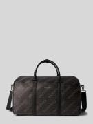 VALENTINO BAGS Weekender mit Allover-Logo-Print Modell 'Zefir' in Blac...