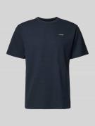 G-Star Raw Regular Fit T-Shirt mit Strukturmuster in Marine, Größe L