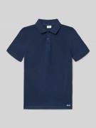s.Oliver RED LABEL Regular Fit Poloshirt aus reiner Baumwolle in Marin...