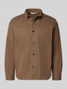 SELECTED HOMME Regular Fit Hemdjacke aus Bio-Baumwoll-Mix Modell 'TRAV...