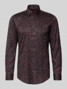 HUGO Slim Fit Businesshemd aus Lyocell Modell 'KENNO' in Kirsche, Größ...