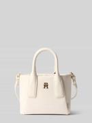 Tommy Hilfiger Henkeltasche in Lederoptik in Offwhite, Größe 1