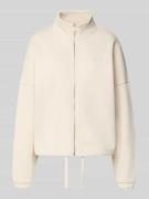 aim'n Sweatjacke mit Stehkragen und Reißverschluss in Sand, Größe L