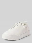 Högl Sneaker aus Leder mit Schnürung in Weiss, Größe 37