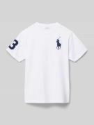 Polo Ralph Lauren Teens Regular Fit T-Shirt aus reiner Baumwolle in We...