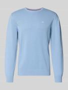 Levi's® Sweatshirt mit Rundhalsausschnitt und Logo-Stitching in Hellbl...