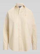 Polo Ralph Lauren Hemdbluse mit Knopfleiste in Beige, Größe L