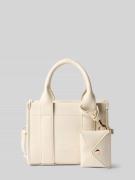 Seidenfelt Handtasche mit Tragehenkel Modell 'MELOY MINI TOTE' in Offw...