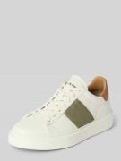 Woolrich Sneaker aus Leder mit Schnürung in Weiss, Größe 40