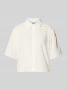 Marc O'Polo Denim Relaxed Fit Bluse aus reinem Lyocell in Offwhite, Gr...