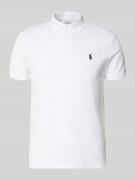 Polo Ralph Lauren Slim Fit Poloshirt aus Baumwoll-Mix in Weiss, Größe ...