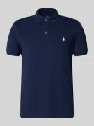 Polo Ralph Lauren Slim Fit Poloshirt aus Baumwoll-Mix in Marine, Größe...
