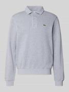 Lacoste Regular Fit Sweatshirt aus reiner Baumwolle in Hellgrau, Größe...
