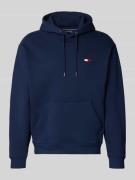 Tommy Hilfiger Regular Fit Hoodie aus reiner Baumwolle in Marine, Größ...